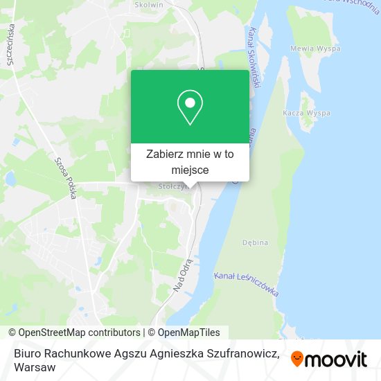 Mapa Biuro Rachunkowe Agszu Agnieszka Szufranowicz