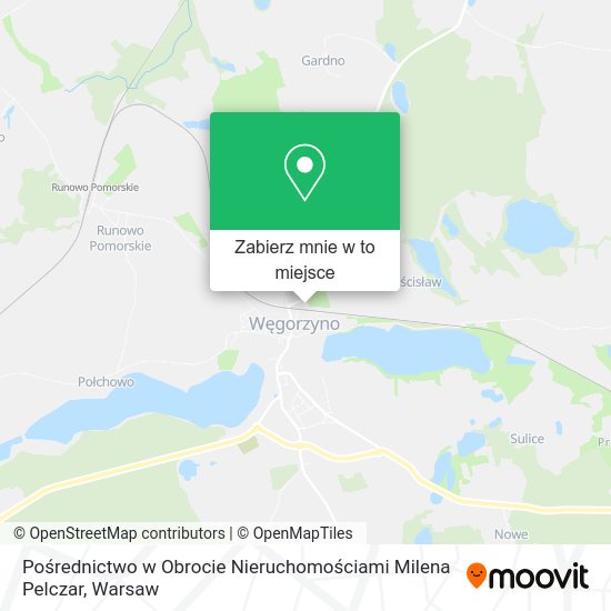 Mapa Pośrednictwo w Obrocie Nieruchomościami Milena Pelczar