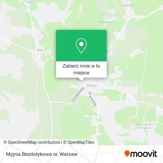 Mapa Myjnia Bezdotykowa nr