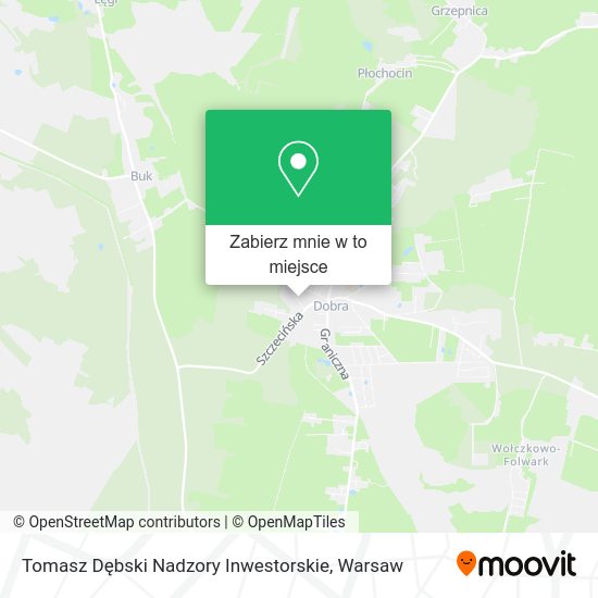 Mapa Tomasz Dębski Nadzory Inwestorskie