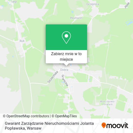 Mapa Gwarant Zarządzanie Nieruchomościami Jolanta Popławska