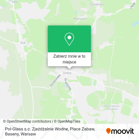 Mapa Pol-Glass s.c. Zjeżdżalnie Wodne, Place Zabaw, Baseny