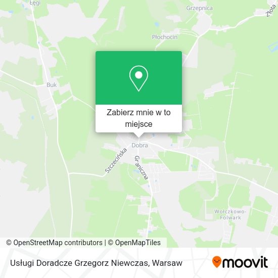 Mapa Usługi Doradcze Grzegorz Niewczas