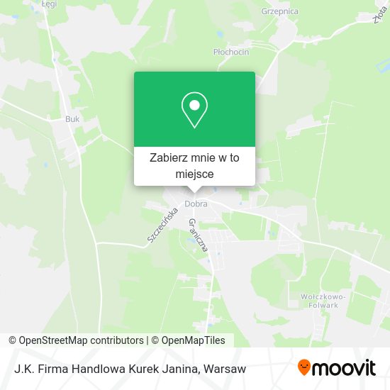 Mapa J.K. Firma Handlowa Kurek Janina