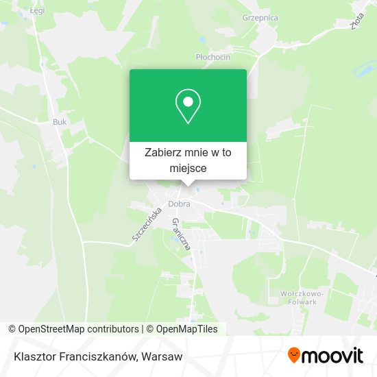 Mapa Klasztor Franciszkanów