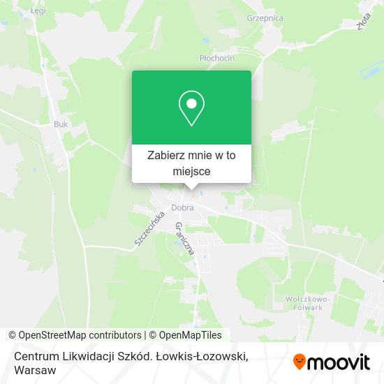 Mapa Centrum Likwidacji Szkód. Łowkis-Łozowski