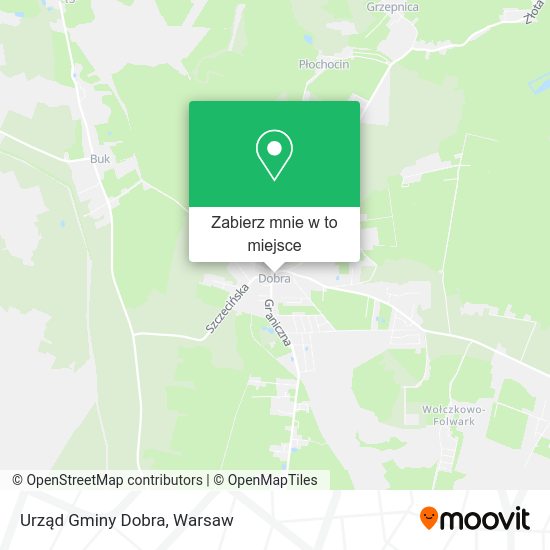 Mapa Urząd Gminy Dobra