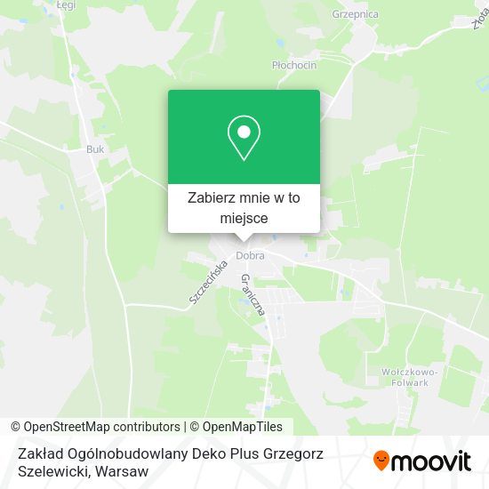 Mapa Zakład Ogólnobudowlany Deko Plus Grzegorz Szelewicki