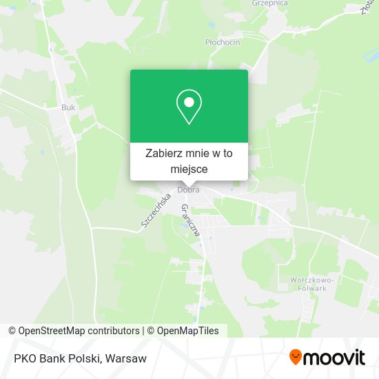 Mapa PKO Bank Polski