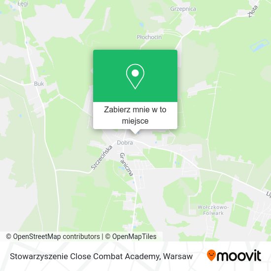 Mapa Stowarzyszenie Close Combat Academy