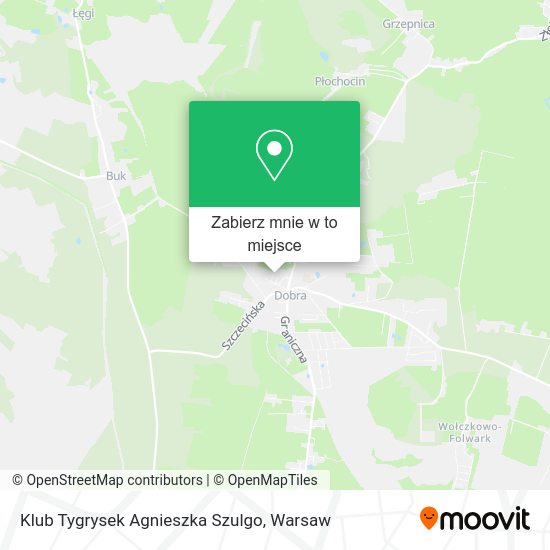 Mapa Klub Tygrysek Agnieszka Szulgo