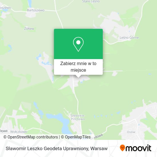 Mapa Sławomir Leszko Geodeta Uprawniony