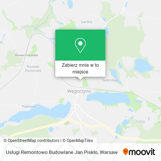 Mapa Usługi Remontowo Budowlane Jan Piskło