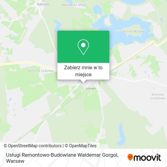 Mapa Usługi Remontowo-Budowlane Waldemar Gorgol