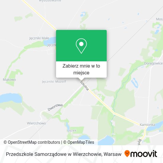 Mapa Przedszkole Samorządowe w Wierzchowie