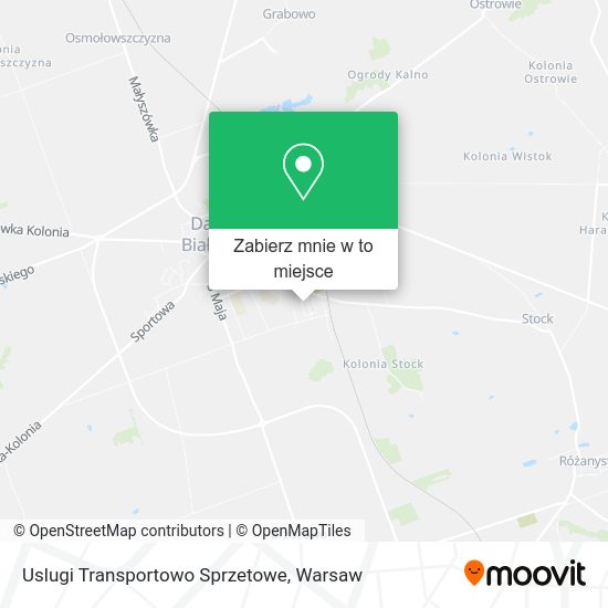 Mapa Uslugi Transportowo Sprzetowe