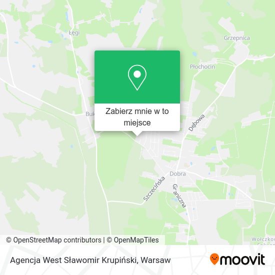 Mapa Agencja West Sławomir Krupiński