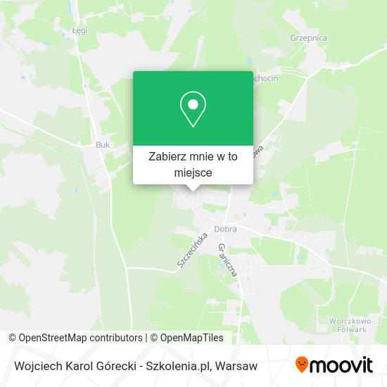 Mapa Wojciech Karol Górecki - Szkolenia.pl