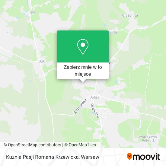 Mapa Kuznia Pasji Romana Krzewicka