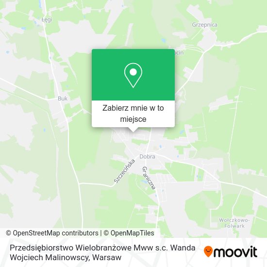 Mapa Przedsiębiorstwo Wielobranżowe Mww s.c. Wanda Wojciech Malinowscy