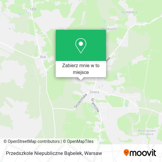 Mapa Przedszkole Niepubliczne Bąbelek