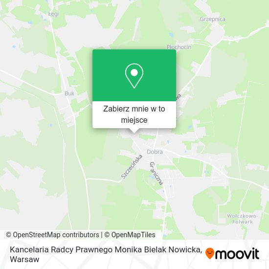 Mapa Kancelaria Radcy Prawnego Monika Bielak Nowicka