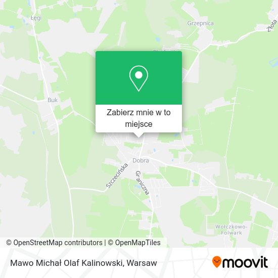 Mapa Mawo Michał Olaf Kalinowski