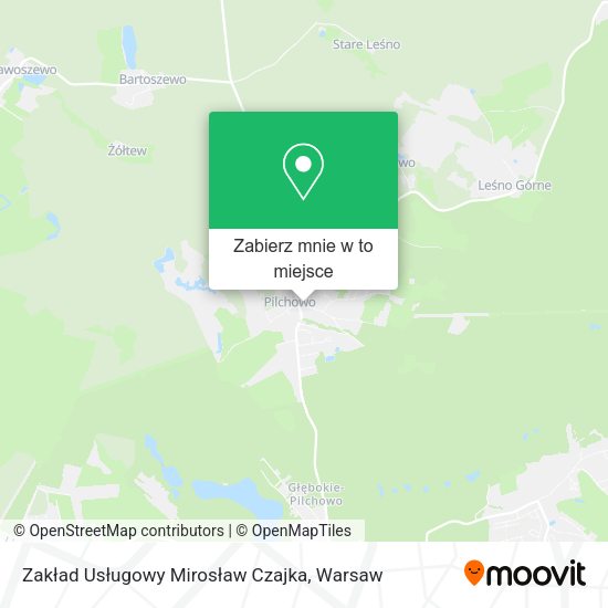 Mapa Zakład Usługowy Mirosław Czajka