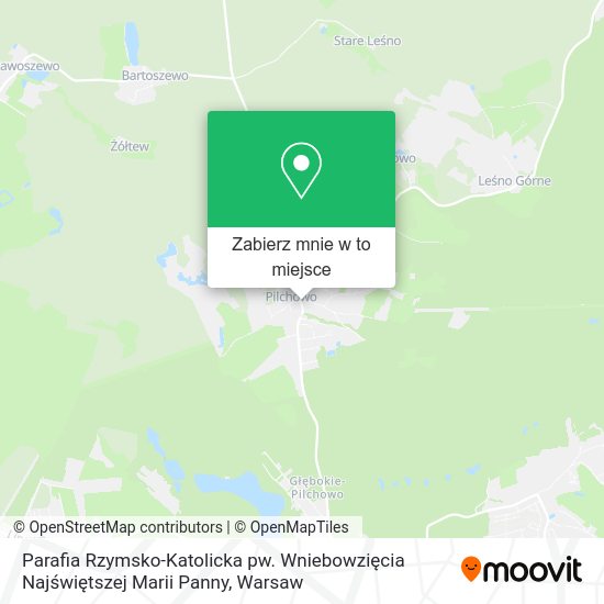 Mapa Parafia Rzymsko-Katolicka pw. Wniebowzięcia Najświętszej Marii Panny