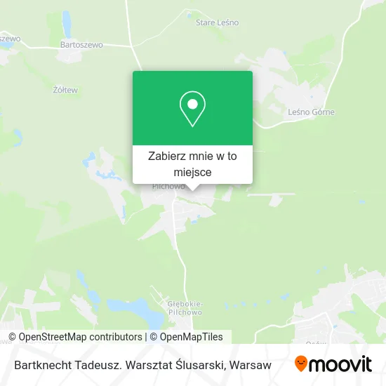 Mapa Bartknecht Tadeusz. Warsztat Ślusarski
