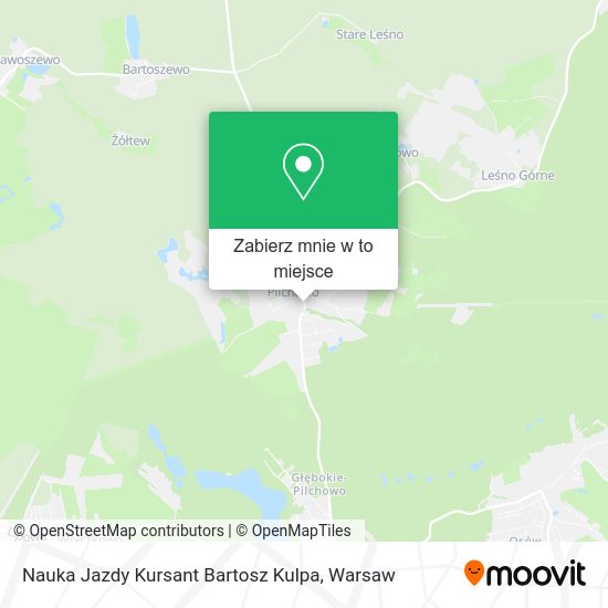 Mapa Nauka Jazdy Kursant Bartosz Kulpa