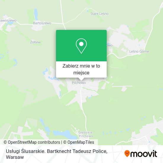 Mapa Usługi Ślusarskie. Bartknecht Tadeusz Police