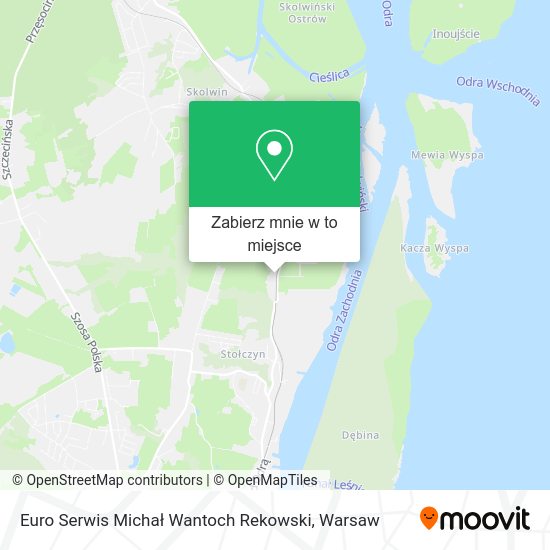 Mapa Euro Serwis Michał Wantoch Rekowski