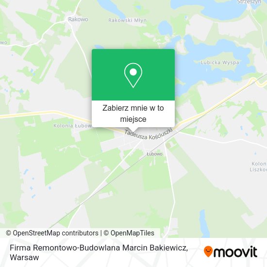 Mapa Firma Remontowo-Budowlana Marcin Bakiewicz