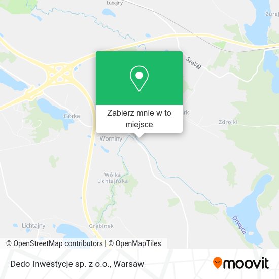 Mapa Dedo Inwestycje sp. z o.o.