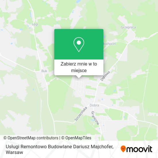 Mapa Usługi Remontowo Budowlane Dariusz Majchofer