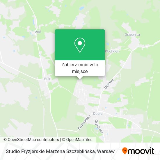 Mapa Studio Fryzjerskie Marzena Szczeblińska