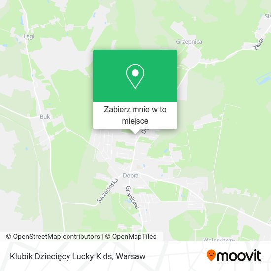 Mapa Klubik Dziecięcy Lucky Kids