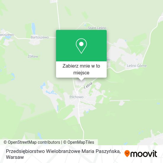 Mapa Przedsiębiorstwo Wielobranżowe Maria Paszyńska