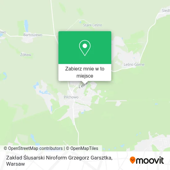 Mapa Zakład Ślusarski Niroform Grzegorz Garsztka