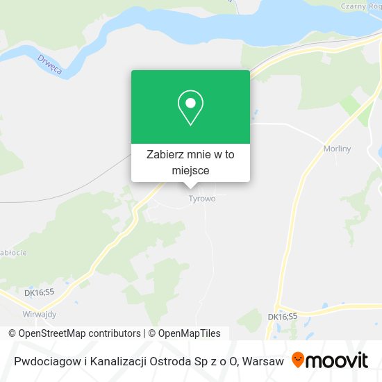 Mapa Pwdociagow i Kanalizacji Ostroda Sp z o O