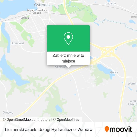 Mapa Licznerski Jacek. Usługi Hydrauliczne