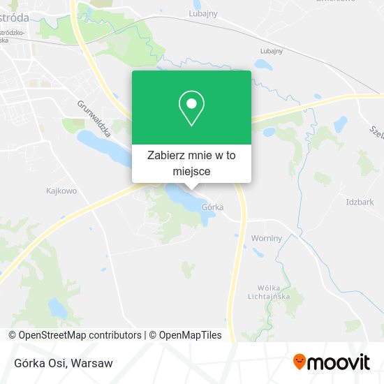 Mapa Górka Osi