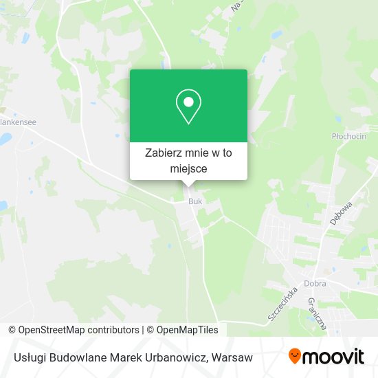 Mapa Usługi Budowlane Marek Urbanowicz