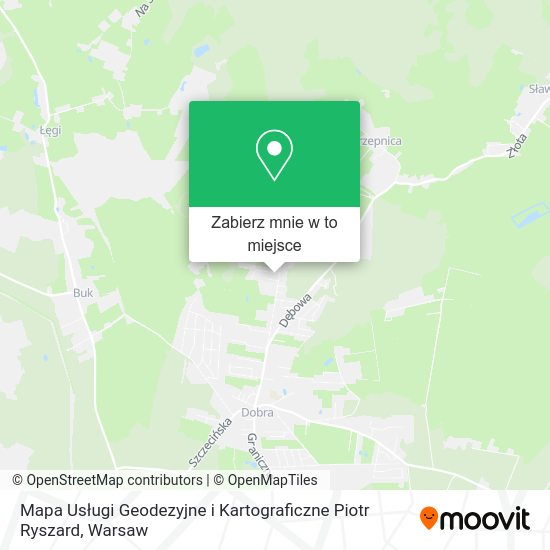 Mapa Mapa Usługi Geodezyjne i Kartograficzne Piotr Ryszard