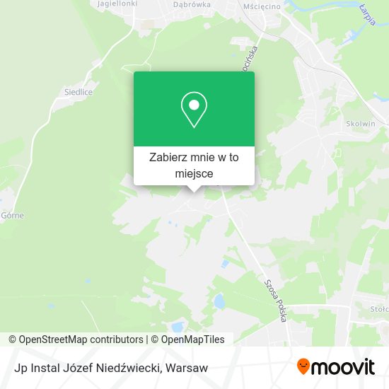 Mapa Jp Instal Józef Niedźwiecki