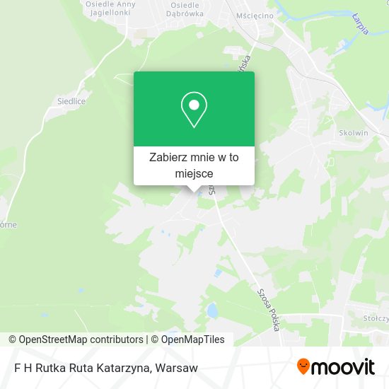 Mapa F H Rutka Ruta Katarzyna