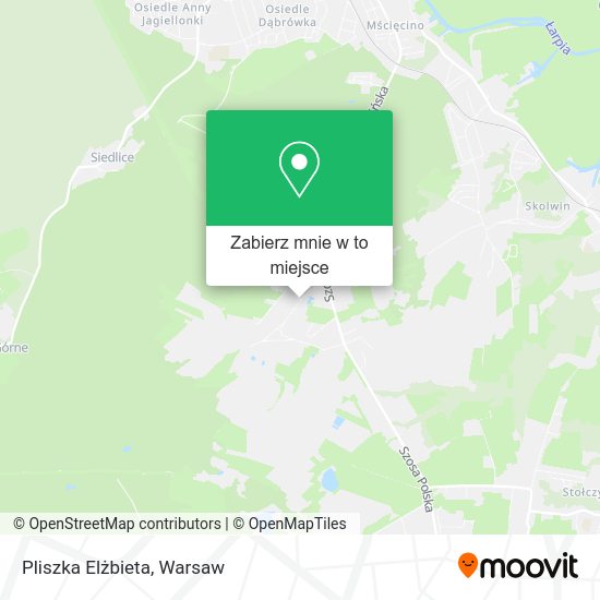 Mapa Pliszka Elżbieta