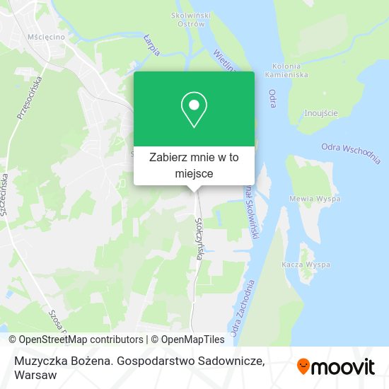 Mapa Muzyczka Bożena. Gospodarstwo Sadownicze