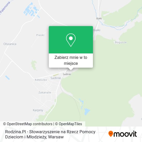 Mapa Rodzina.Pl - Stowarzyszenie na Rzecz Pomocy Dzieciom i Młodzieży